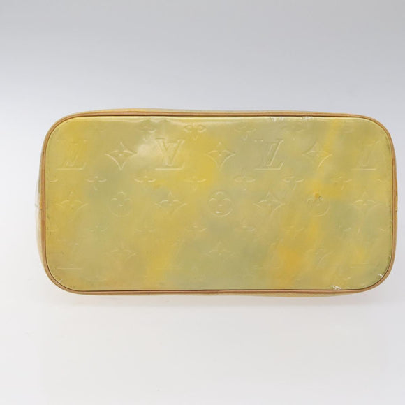 LOUIS VUITTON Monogram Vernis Houston Hand Bag Gris M91053 LV Auth 117329