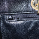 CHANEL COCO Mark Chain Tote Bag Caviar Skin Black CC Auth 117332-19