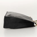 CHANEL COCO Mark Chain Tote Bag Caviar Skin Black CC Auth 117332-3