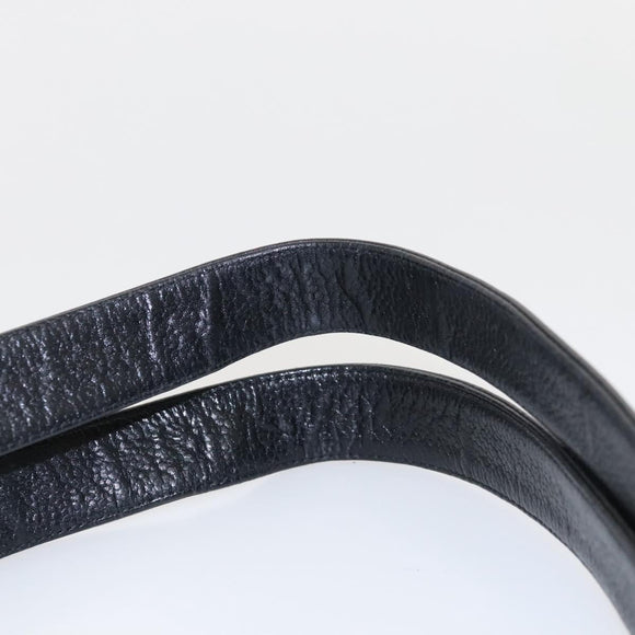 CHANEL COCO Mark Chain Tote Bag Caviar Skin Black CC Auth 117332