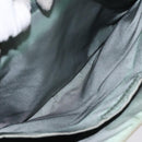 PRADA Hand Bag Nylon Khaki Silver Auth 117333-22