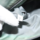PRADA Hand Bag Nylon Khaki Silver Auth 117333-12