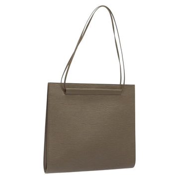 LOUIS VUITTON Epi Santropen Shoulder Bag Gray Lilac M5246B LV Auth 117338