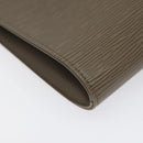 LOUIS VUITTON Epi Santropen Shoulder Bag Gray Lilac M5246B LV Auth 117338-14