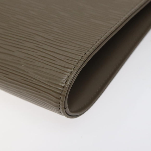 LOUIS VUITTON Epi Santropen Shoulder Bag Gray Lilac M5246B LV Auth 117338