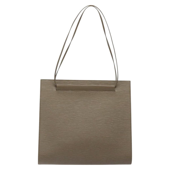 LOUIS VUITTON Epi Santropen Shoulder Bag Gray Lilac M5246B LV Auth 117338