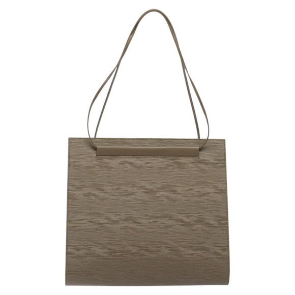 LOUIS VUITTON Epi Santropen Shoulder Bag Gray Lilac M5246B LV Auth 117338