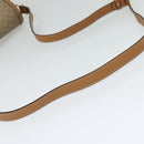 CELINE Macadam Canvas Shoulder Bag Beige Gold Auth 117362-7