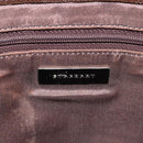 BURBERRY Nova Check Hand Bag Canvas Beige Auth 117364-11