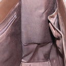 BURBERRY Nova Check Hand Bag Canvas Beige Auth 117364-17
