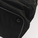 PRADA Sports Boston Bag Nylon Black Silver Auth 117366-8
