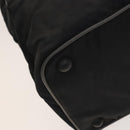 PRADA Sports Boston Bag Nylon Black Silver Auth 117366-15
