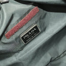 PRADA Sports Boston Bag Nylon Black Silver Auth 117366-10