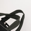 PRADA Sports Boston Bag Nylon Black Silver Auth 117366-14