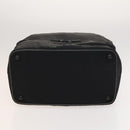 PRADA Sports Boston Bag Nylon Black Silver Auth 117366-5