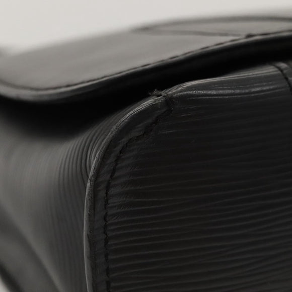 LOUIS VUITTON Epi Harrington Messenger PM Shoulder Bag Black M53404 Auth 117374