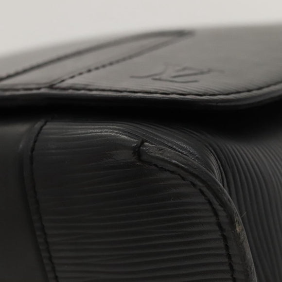 LOUIS VUITTON Epi Harrington Messenger PM Shoulder Bag Black M53404 Auth 117374