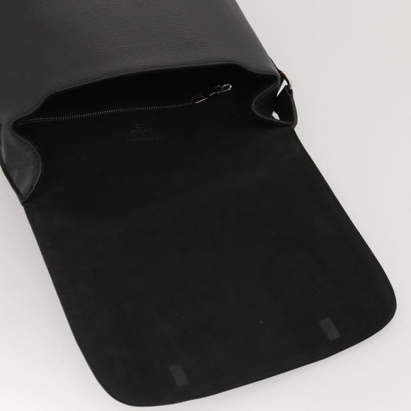 LOUIS VUITTON Epi Harrington Messenger PM Shoulder Bag Black M53404 Auth 117374