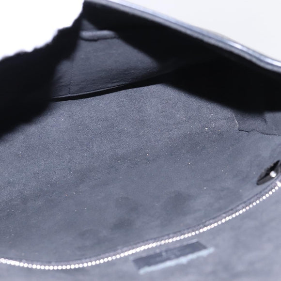 LOUIS VUITTON Epi Harrington Messenger PM Shoulder Bag Black M53404 Auth 117374