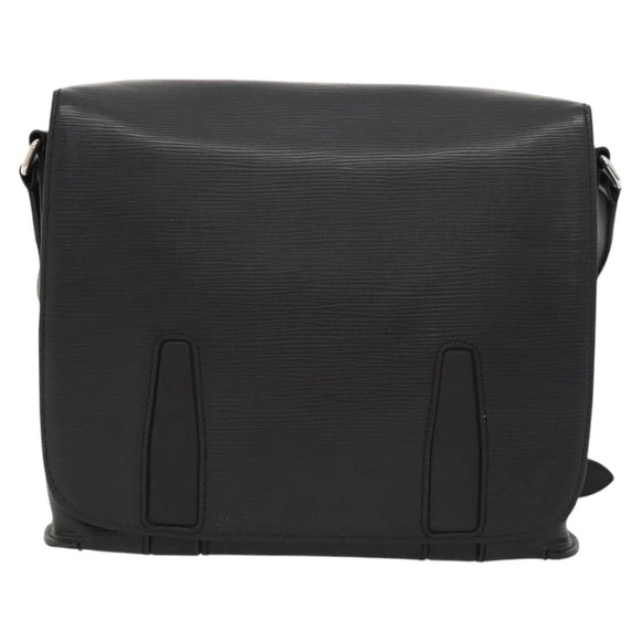 LOUIS VUITTON Epi Harrington Messenger PM Shoulder Bag Black M53404 Auth 117374