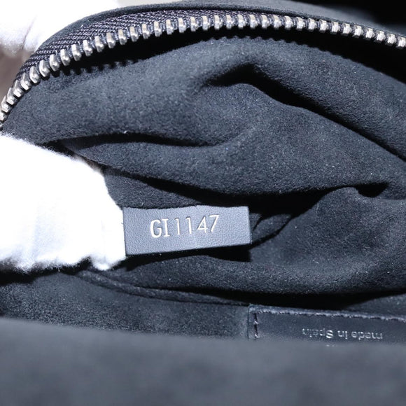 LOUIS VUITTON Epi Harrington Messenger PM Shoulder Bag Black M53404 Auth 117374