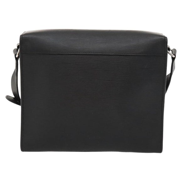 LOUIS VUITTON Epi Harrington Messenger PM Shoulder Bag Black M53404 Auth 117374