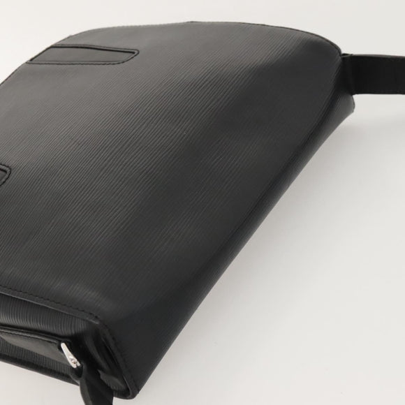 LOUIS VUITTON Epi Harrington Messenger PM Shoulder Bag Black M53404 Auth 117374