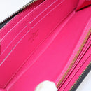 LOUIS VUITTON Monogram Multicolor Zippy Wallet Long Black M60243 LV Auth 117381-10