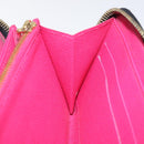 LOUIS VUITTON Monogram Multicolor Zippy Wallet Long Black M60243 LV Auth 117381-19