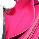 LOUIS VUITTON Monogram Multicolor Zippy Wallet Long Black M60243 LV Auth 117381-20