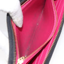 LOUIS VUITTON Monogram Multicolor Zippy Wallet Long Black M60243 LV Auth 117381-11