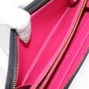 LOUIS VUITTON Monogram Multicolor Zippy Wallet Long Black M60243 LV Auth 117381-22