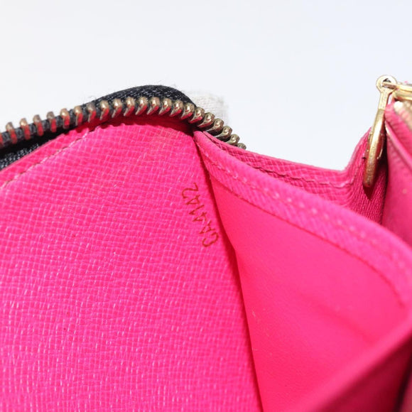 LOUIS VUITTON Monogram Multicolor Zippy Wallet Long Black M60243 LV Auth 117381