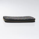 LOUIS VUITTON Monogram Multicolor Zippy Wallet Long Black M60243 LV Auth 117381-5