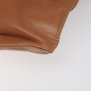 LOEWE Anagram Hand Bag Leather Brown Auth 117386-15