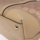 GUCCI GG Canvas Lovely Tote Bag Pink Gold 257069 Auth 117391-16