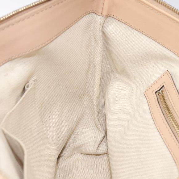 GUCCI GG Canvas Lovely Tote Bag Pink Gold 257069 Auth 117391