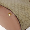 CELINE Macadam Canvas Hand Bag PVC Beige Gold Auth 117394-9