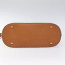 CELINE Macadam Canvas Hand Bag PVC Beige Gold Auth 117394-5