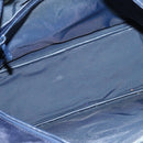 MCM Logogram Vicetos Shoulder Bag Nylon Navy Gold Auth 117398-15