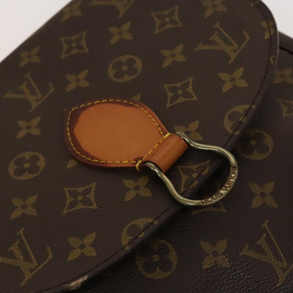 LOUIS VUITTON Monogram Saint Cloud GM Shoulder Bag M51242 LV Auth 117405