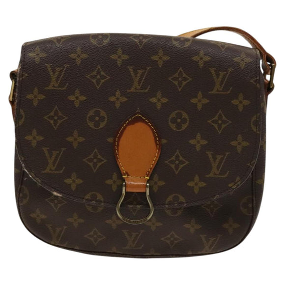 LOUIS VUITTON Monogram Saint Cloud GM Shoulder Bag M51242 LV Auth 117405