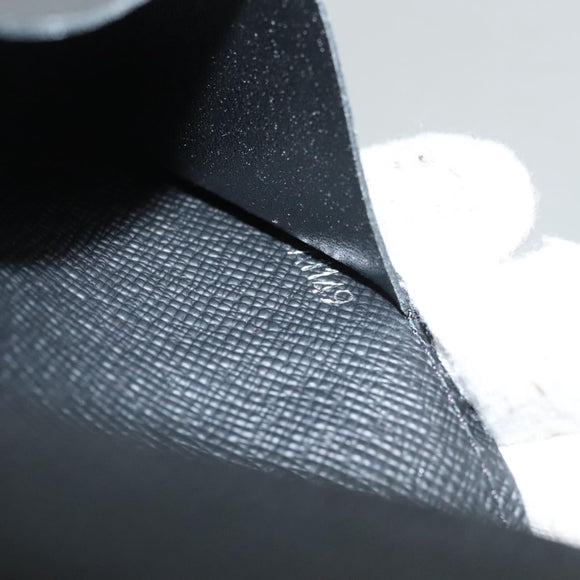 LOUIS VUITTON Epi Envelope Carte de Visite Card Case Black M60652 Auth 117408