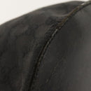 GUCCI GG Canvas Shoulder Bag Black Silver 106240 Auth 117411-15