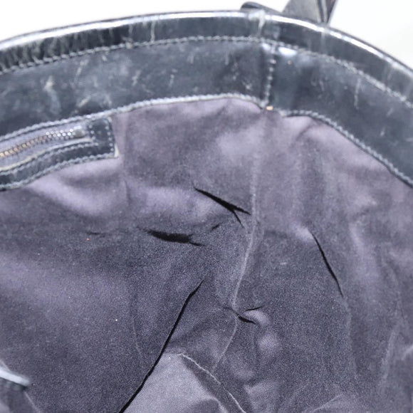 GUCCI GG Canvas Shoulder Bag Black Silver 106240 Auth 117411