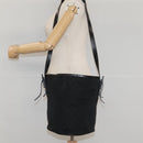 GUCCI GG Canvas Shoulder Bag Black Silver 106240 Auth 117411-23