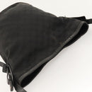 GUCCI GG Canvas Shoulder Bag Black Silver 106240 Auth 117411-6