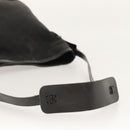 GUCCI GG Canvas Shoulder Bag Black Silver 106240 Auth 117411-7