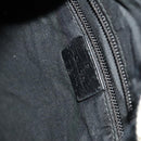 GUCCI GG Canvas Shoulder Bag Black Silver 019 0538 Auth 117433-17