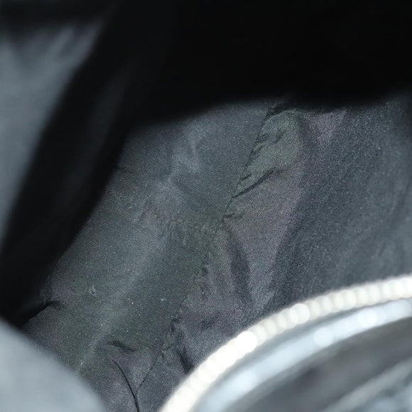 GUCCI GG Canvas Shoulder Bag Black Silver 019 0538 Auth 117433